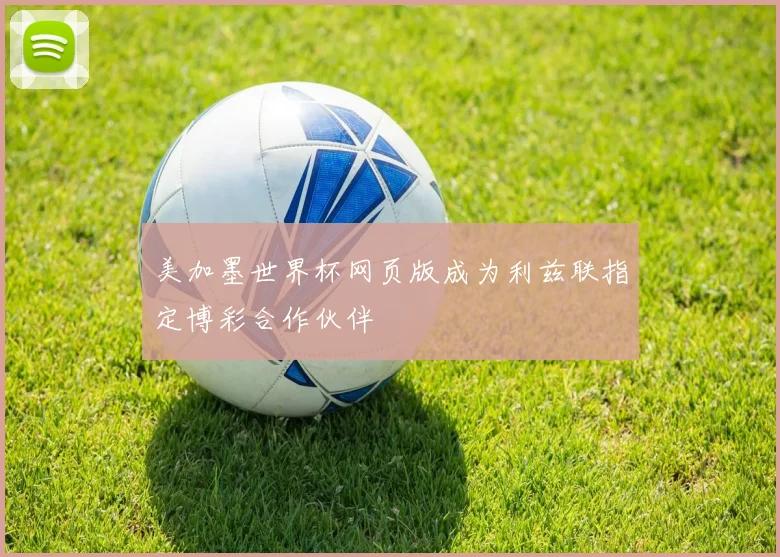 美加墨世界杯网页版成为利兹联指定博彩合作伙伴